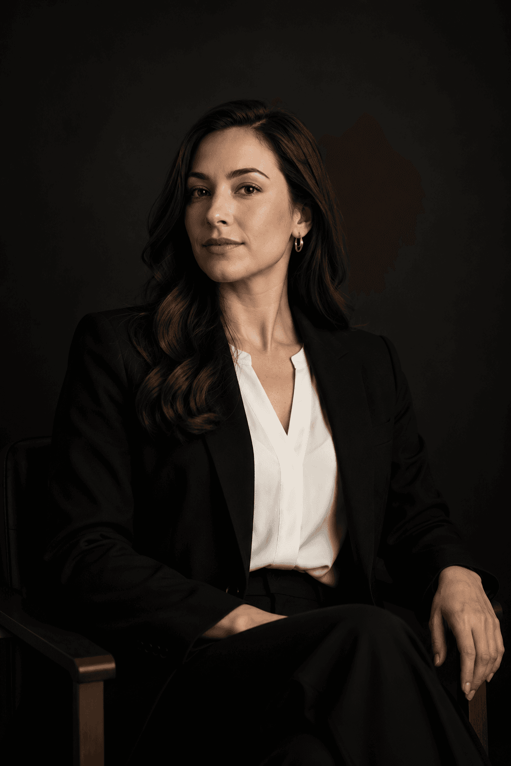 A solicitor at Aurex Law, photographed in the firm’s chambers